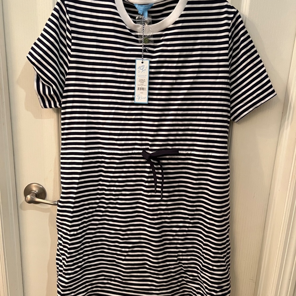 Draper James Tie Waist T-Shirt Dress NWT